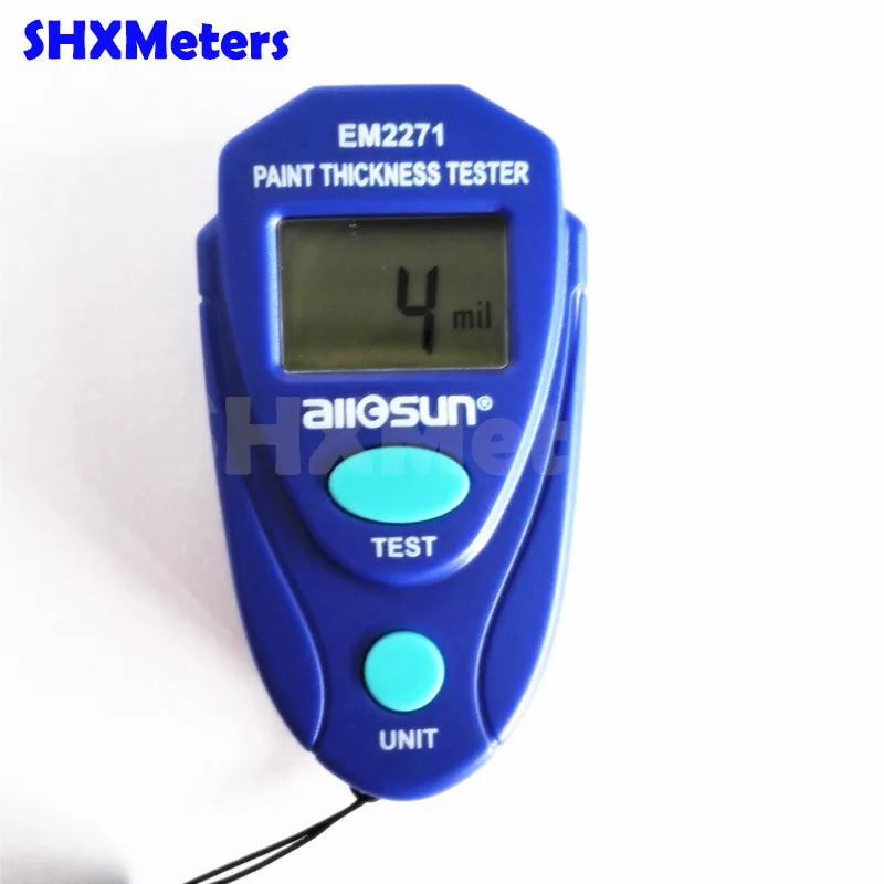 All Sun EM2271 Розничная посылка цифровой мини автомобильный тестер толщины краски