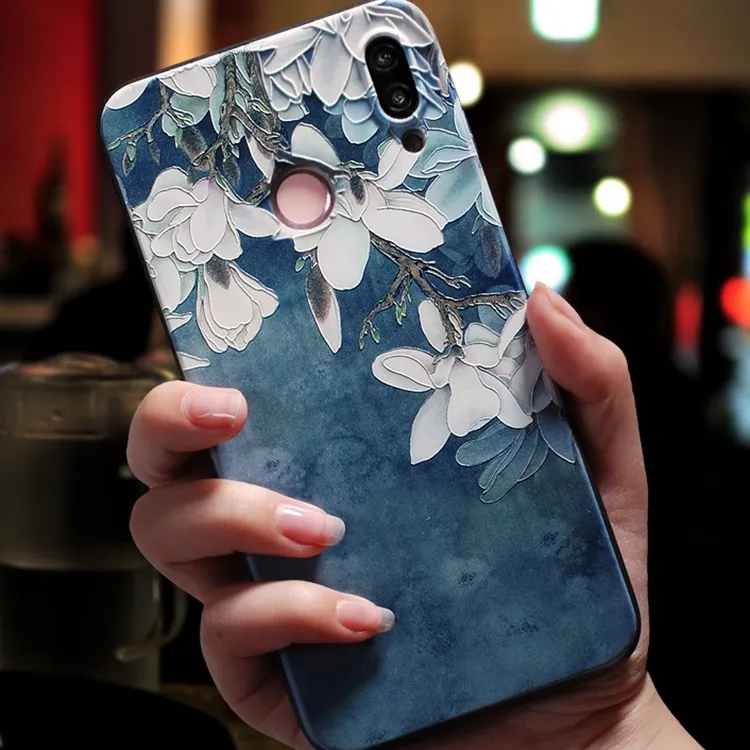 yulanhua Мягкий чехол с 3D тиснением для Huawei P20 P30 P8 P9 P10 Mate 10 20 Lite Pro Nova 3 3i Capa для Huawei Honor 8X 6A 7A Pro 9 Lite 10 - Цвет: yulanhua