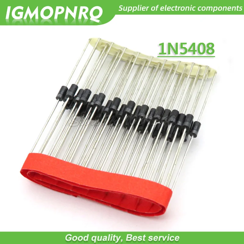 20 шт. IN5408 1N5408 3A 1000V DO-27 выпрямительный диод, новый оригинальный, бесплатная доставка