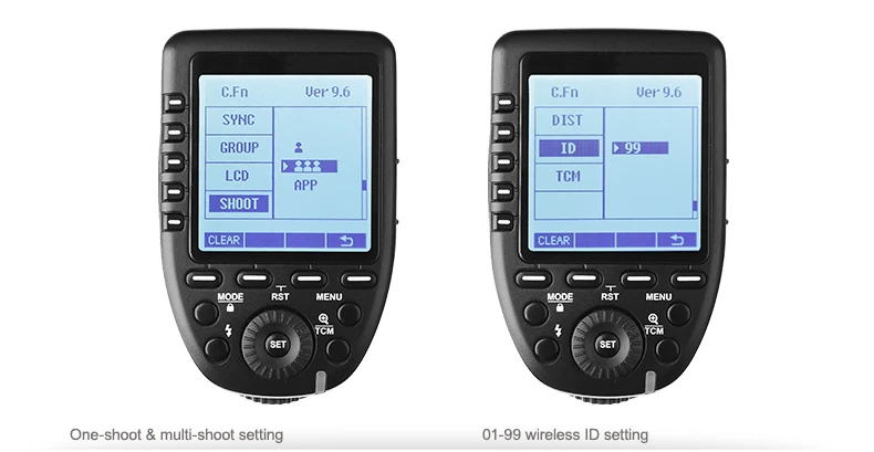 Godox Xpro-N i-ttl II 2,4G X система беспроводного управления дистанционным триггером с 3x X1R-N контрольным приемником для вспышки Nikon