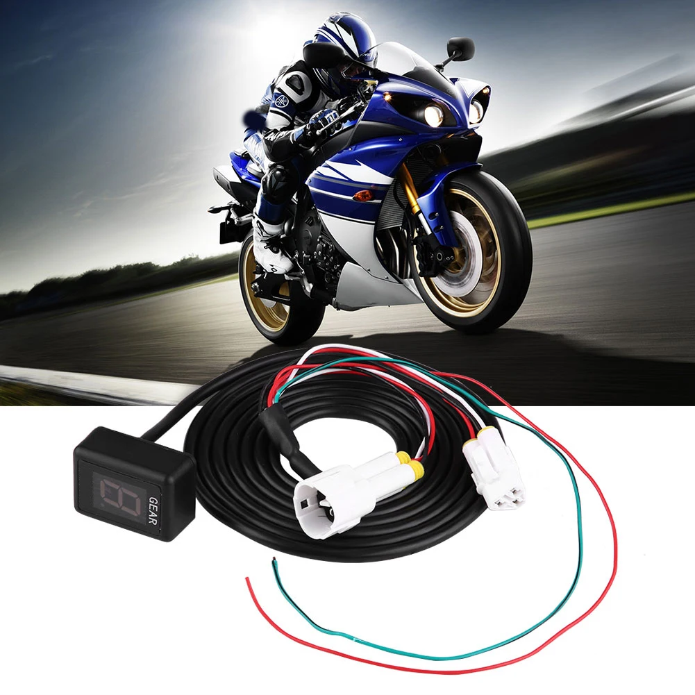 Мотоцикл ECU Plug Mount 6 скоростей цифровой индикатор шестерни дисплей для Yamaha FZ 16 S FZ400