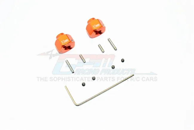 1/10 AXIAL SMT10 90055 90057 шестигранное колесо из алюминиевого сплава (+ 2 мм) набор шт. MJ0102/+