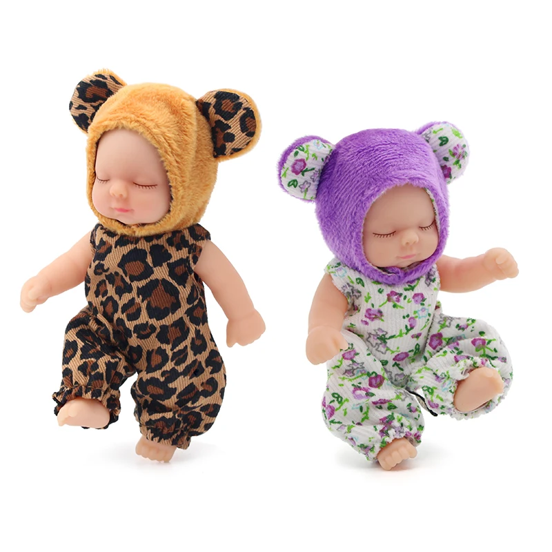 kawaii lifelike baby dolls plush Bjd bebe reborn toys key Pendant toy for children girls Christmas gift pvc kids | Игрушки и хобби
