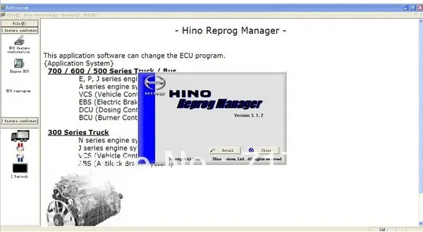 Hino диагностический eXplorer &amp Reprog Manager 3.1.2 + генератор ключей Генератор PIN |