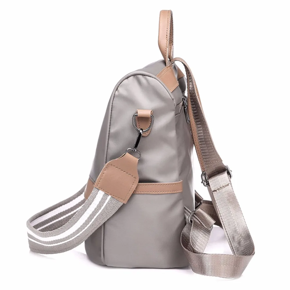 Женская сумка через плечо с широким ремешком водонепроницаемые кожаные рюкзаки