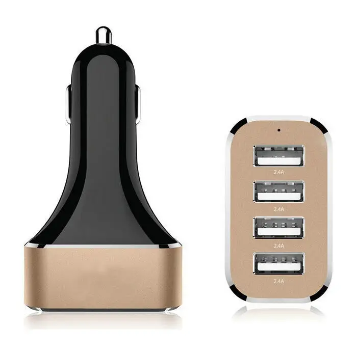 Ldnio 9.6A 4 порта Быстрая зарядка микро USB Автомобильное зарядное устройство с