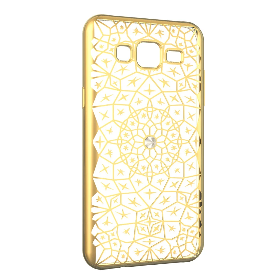 DAGUDON Luxury Soft TPU Case For Samsung Galaxy J5 2015 J500 bling Star Diamond Cover for Silicon capa |