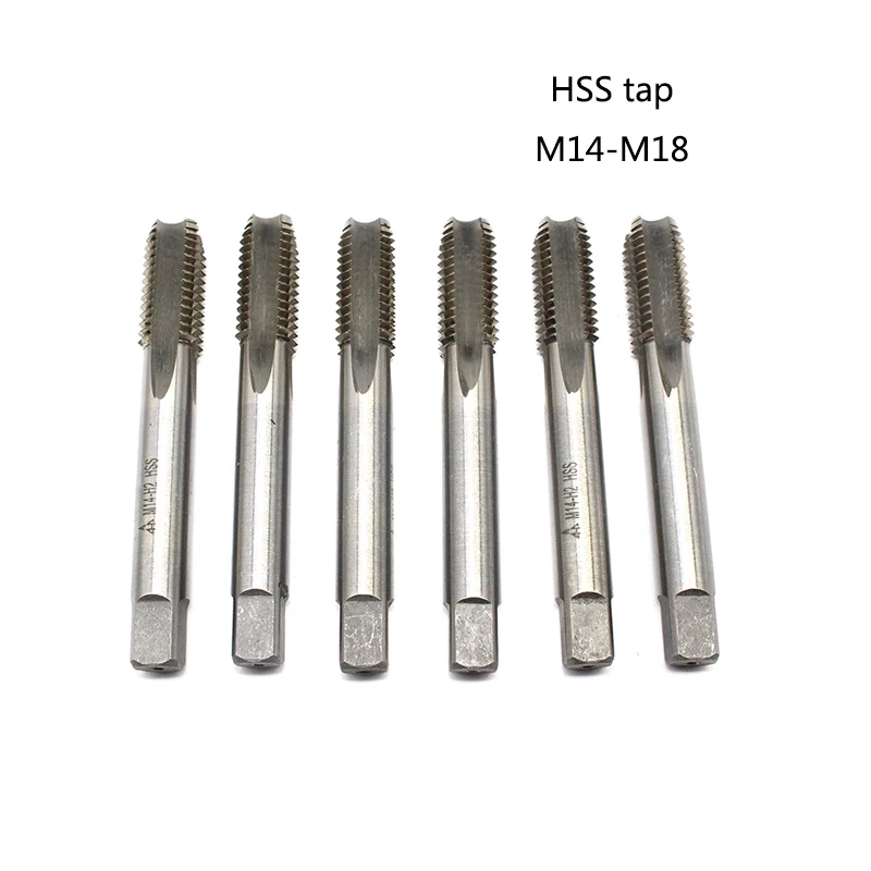1PC HSS tap M14/M16/M18 machine straight fluted hand tools Screw | Инструменты