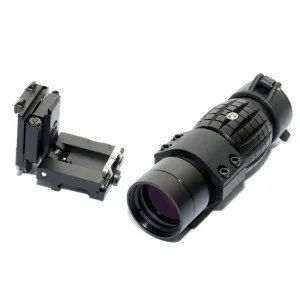 Тактическая Лупа 3x оптический прицел с красной точкой подходит для Aimpoint Sight