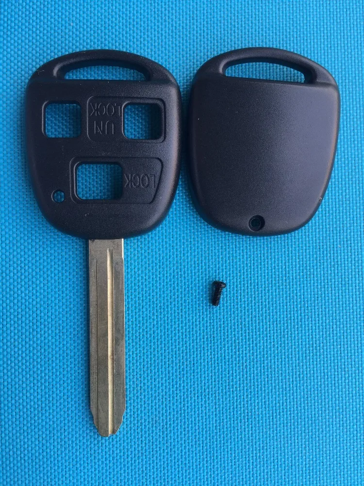 1 шт. Новые 3 кнопки дистанционного ключа FOB чехол для Toyota CAMRY RAV4 Corolla PRADO YARIS Toy43