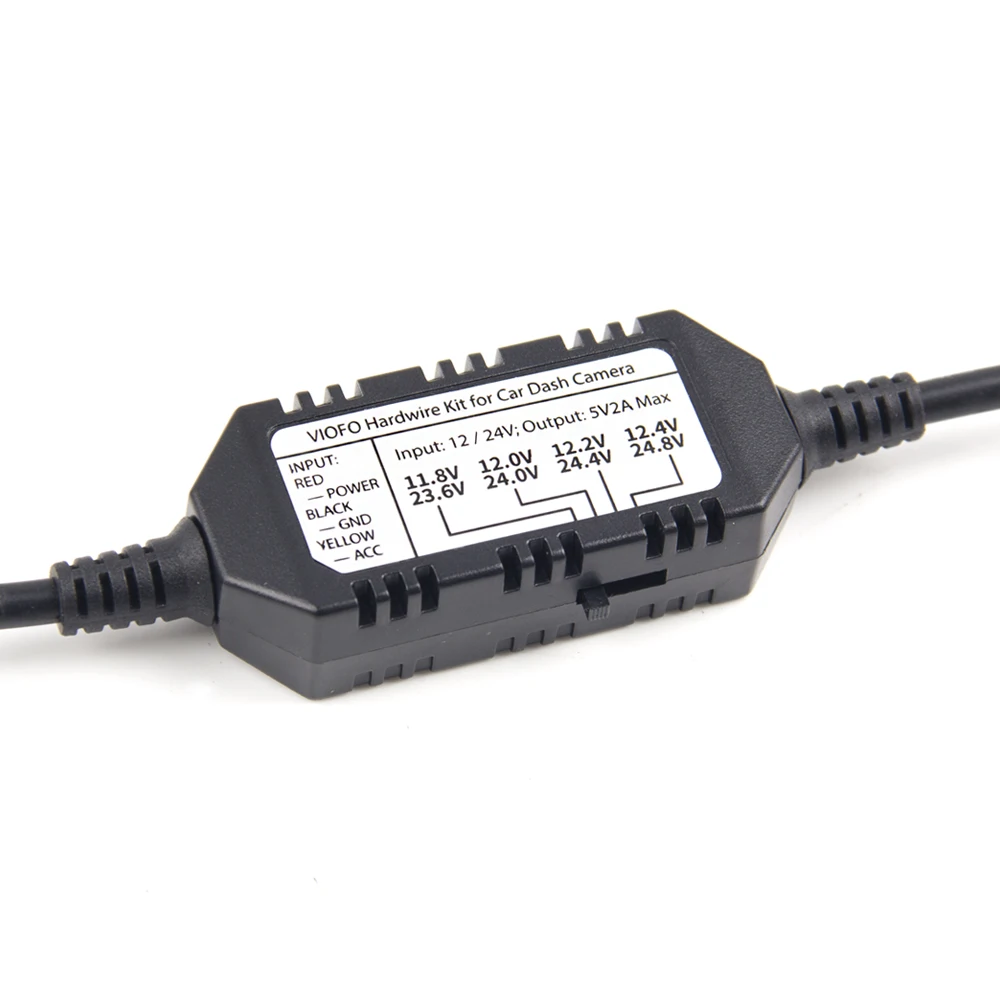 VIOFO HK3 A129 Автомобильная камера 3 провода ACC HARDWIRE KIT кабель для режима