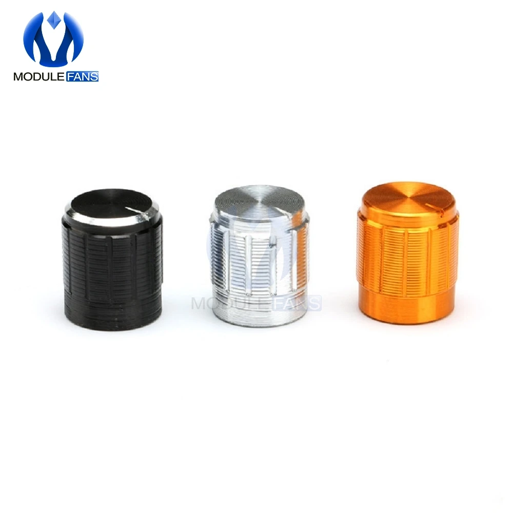 Поворотные ручки из алюминиевого сплава для регулировки громкости с накаткой