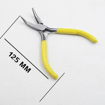 125mm curved nose 8 типов мини-плоскогубцы с диагональной проволокой, кусачки для кабеля, боковые ножницы, плоскогубцы, плоскогубцы, ювелирные изделия, наборы ручных инструментов - Цвет: 125mm curved nose