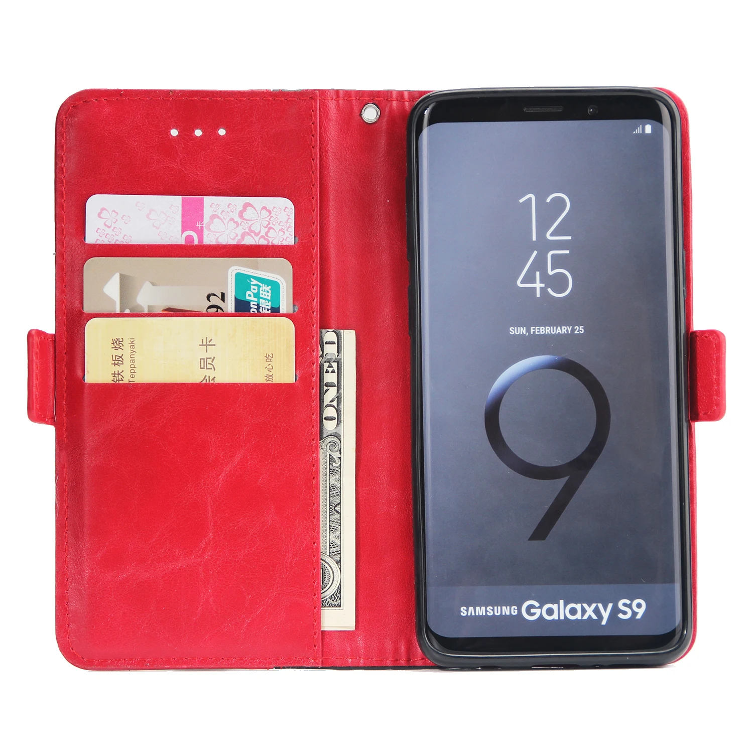 Чехол-книжка для Samsung S9 S8 Plus S7 S6 Edge M20 M30 кожаный чехол-книжка с отделением карт