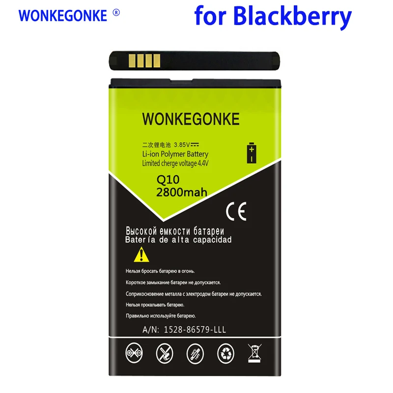 WONKEGONKE 2800mah ACC-53785-201 BAT-52961-003 NX1 для Blackberry Q10 аккумулятор LTE / SQN100-1 | Мобильные телефоны