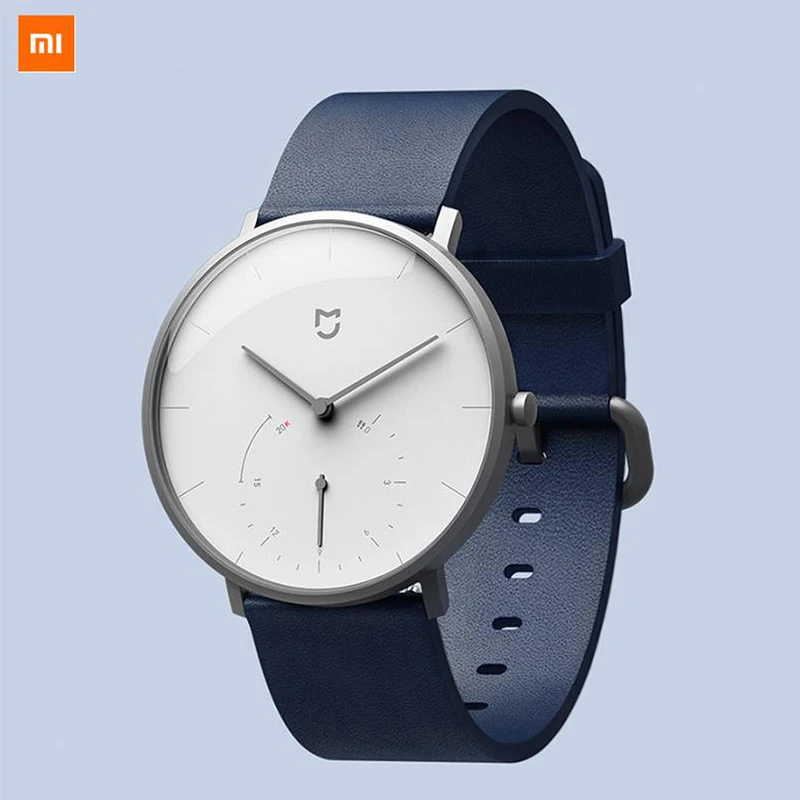 Xiaomi Mijia кварцевые умные часы 3ATM водостойкий шагомер корпус из нержавеющей стали