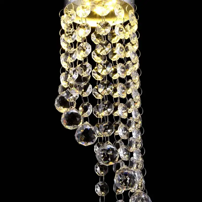 Светодиодная лампа 5 Вт современный кристаллический подвесной светильник для