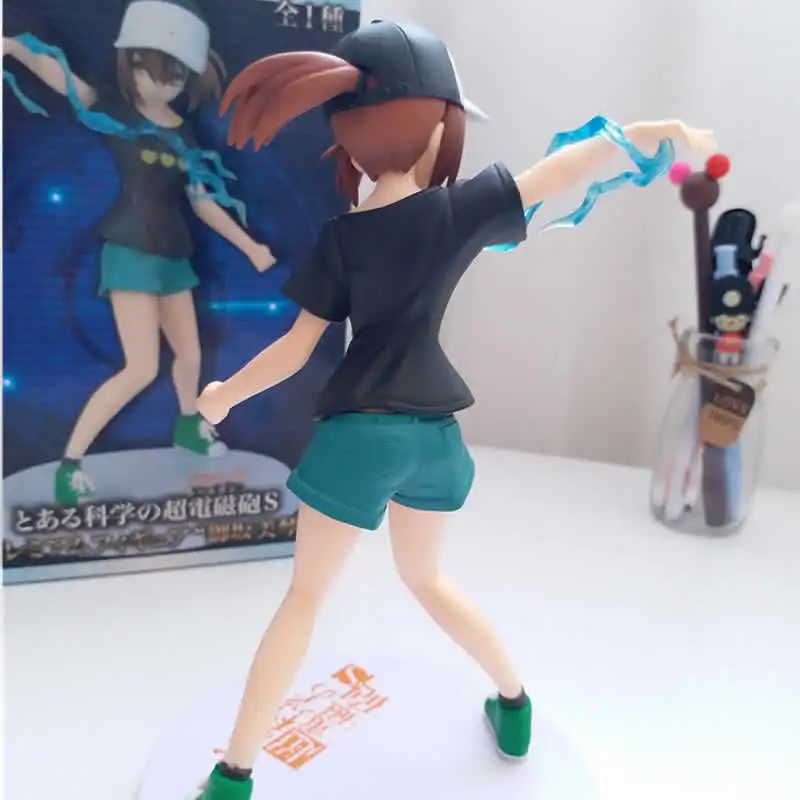 Экшн фигурка Toaru Kagaku без железнодорожного пистолета Mikoto Misaka из ПВХ коллекционная