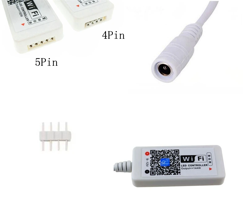 Wonlukiy Mini Mi. light LED WIFI Smart RGB контроллер для полосы света DC 12V телефон приложение