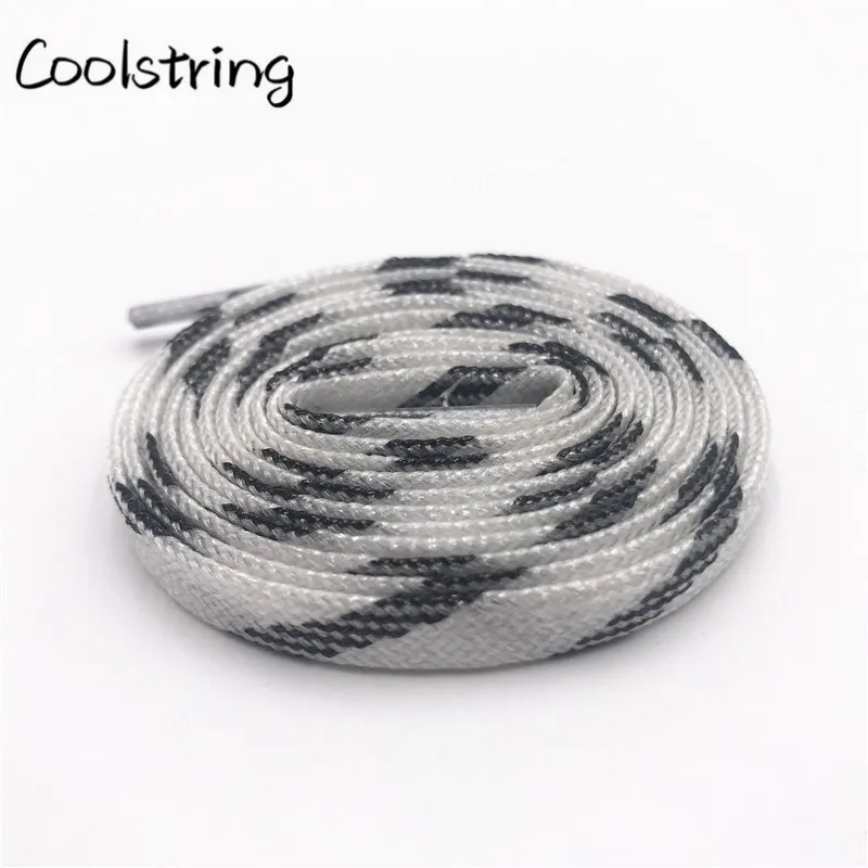 Coolstring 7 мм двухслойные блестящие цветные блестящие шнурки, длинные шнурки для обуви, белые, черные, красные, золотые, серебряные шнурки 60-180 см