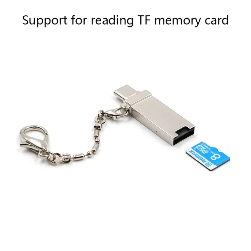 Usb 3,1 type C Алюминиевый Otg телефон мульти карта памяти ридер адаптер кардридер для Micro Sd/tf Microsd компьютер ноутбук