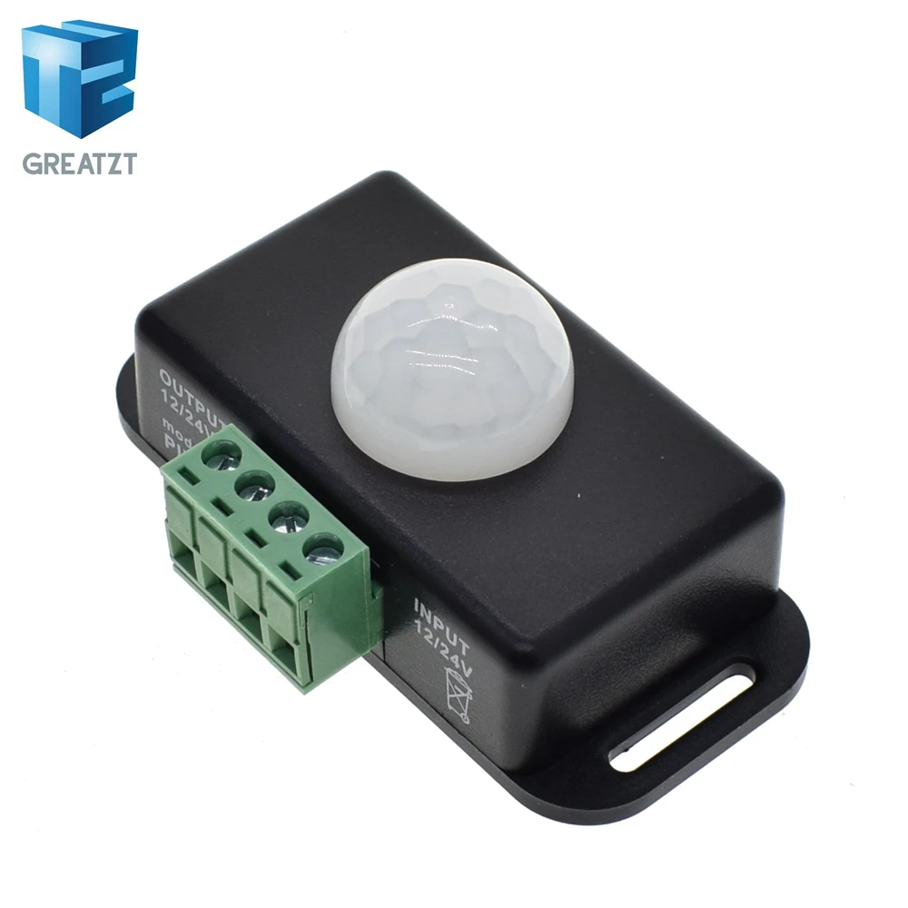 DC 12 V 24 8A автоматический переключатель датчика движения PIR ИК инфракрасный