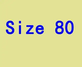 Size 80 Супер толстые водонепроницаемые 6-слойные Детские тренировочные штаны для горшка, нижнее белье для младенцев, трусики, нижнее белье с принтом «newbear», 6 шт./лот - Цвет: Size 80