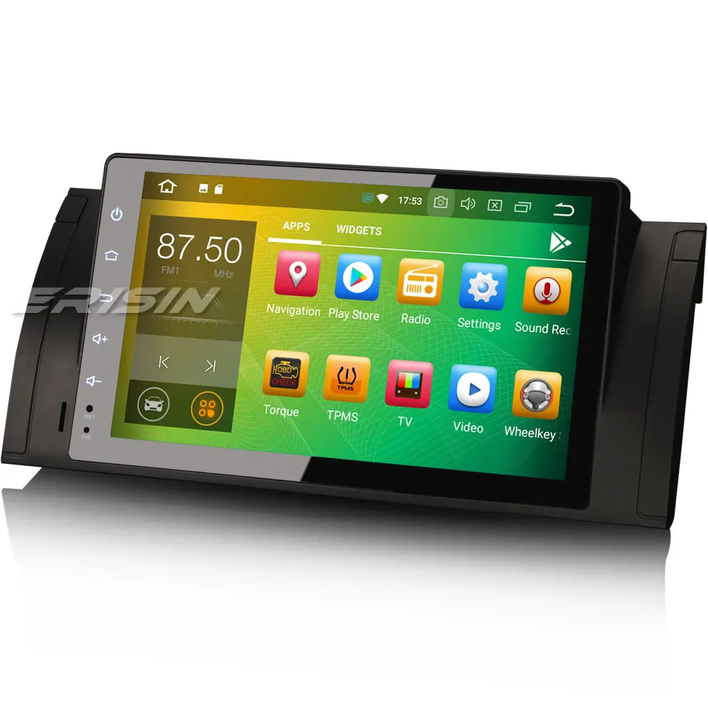 Erisin ES7802B 9-дюймовый автомобильный dvd плеер android 8 0 4G Оперативная память DAB OBD WiFi 3g для