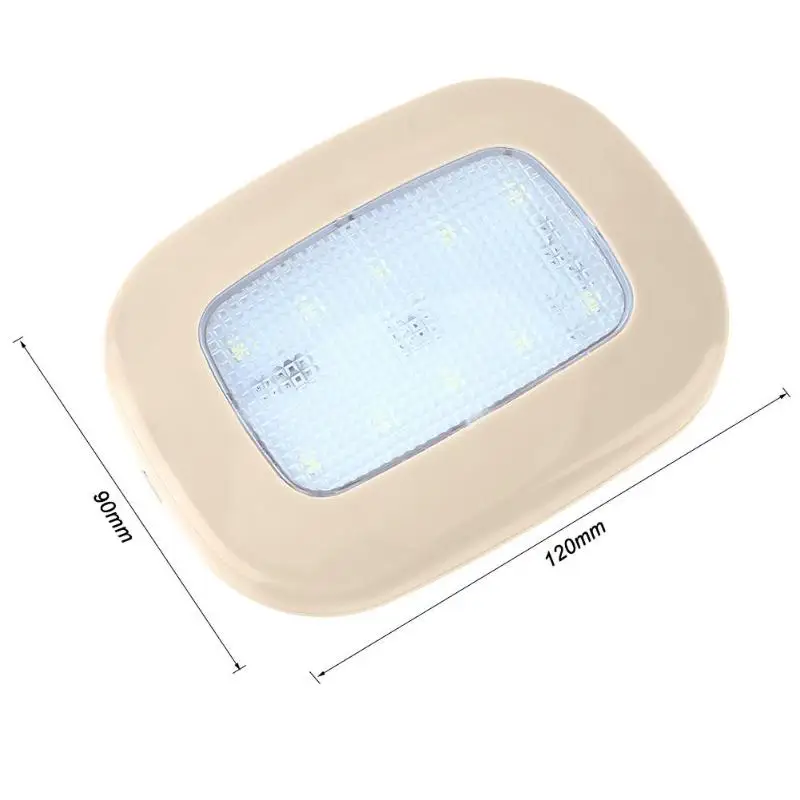 Universal USB Rechargeable White/Blue LED Car Reading Light Interior Roof Doom Lamp Magnetic Styling Night | Автомобили и