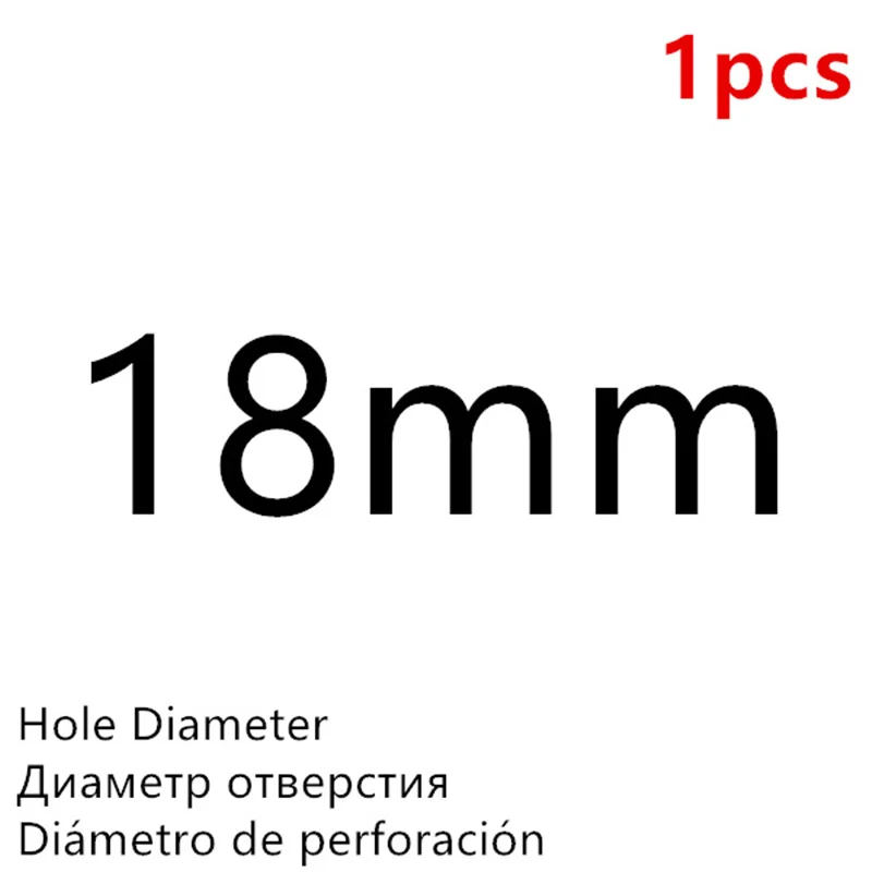 Дырокол для пробивки отверстий в коже, Круглый стальной кожаный дырокол 1 мм-30 мм для металлических прокладок, кожаных пластиковых резиновых инструментов - Цвет: 18mm - 1Pcs
