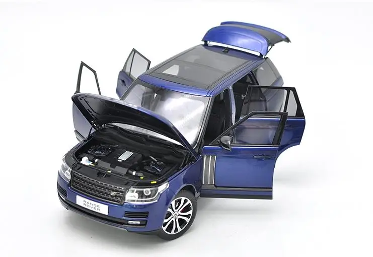 1:18 передовая игрушечная машинка из сплава, высокая имитация RANGE ROVER SUV, Коллекционная модель литой металлической модели игрушечного автомобиля