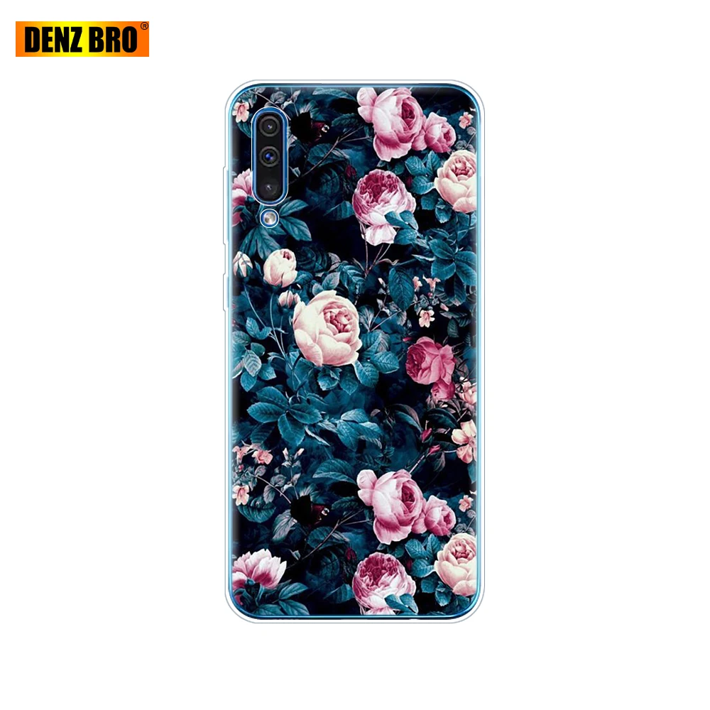 Для samsung Galaxy A50 силиконовый чехол ТПУ Прозрачная задняя крышка телефона для samsung A50 A505 A505F SM-A505F мягкий чехол 6,4 coque - Цвет: 61894