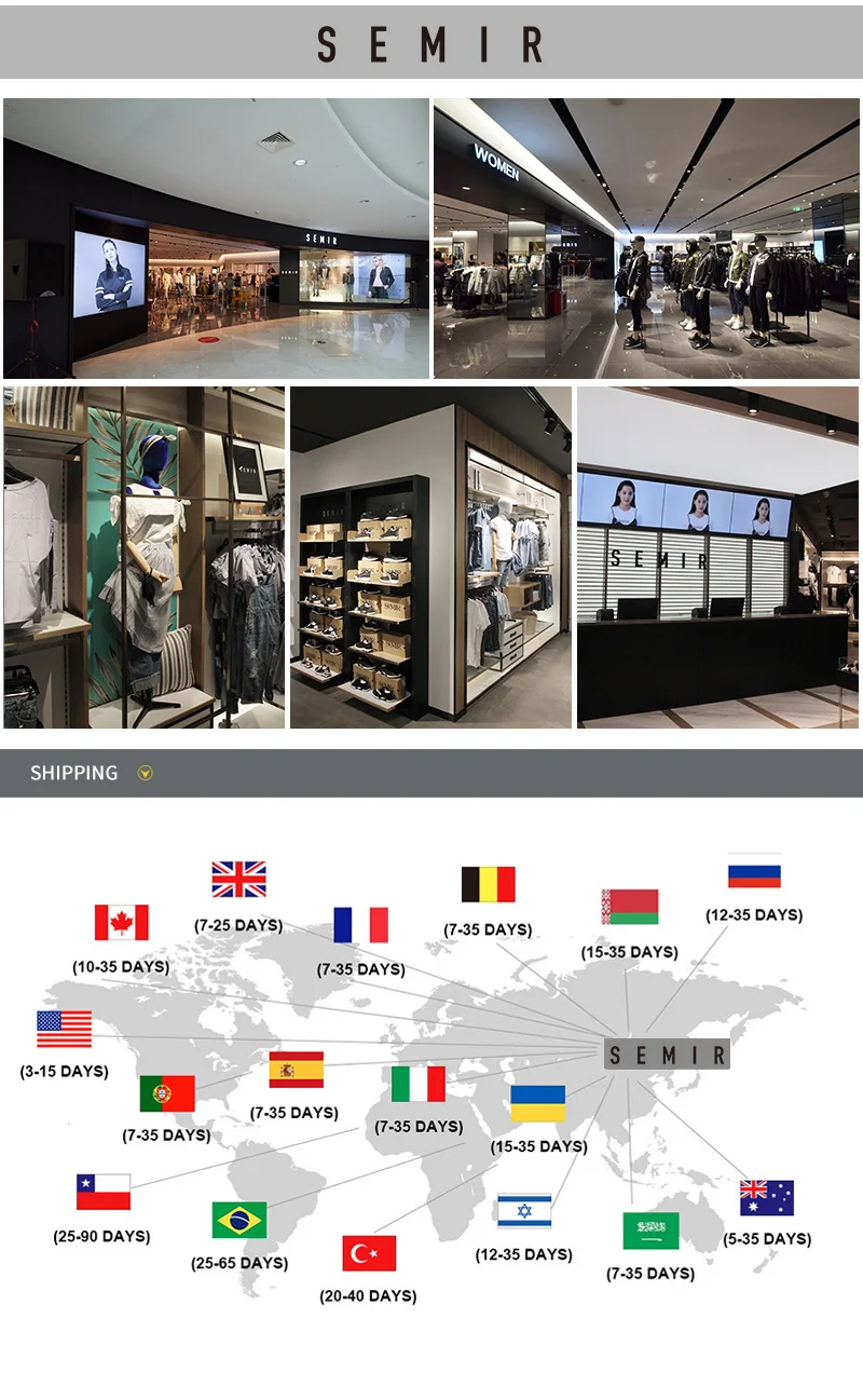SEMIR новая одежда зимняя куртка мужская деловая длинная толстая зимняя куртка мужская однотонная модная верхняя одежда теплое длинное пальто для мужчин