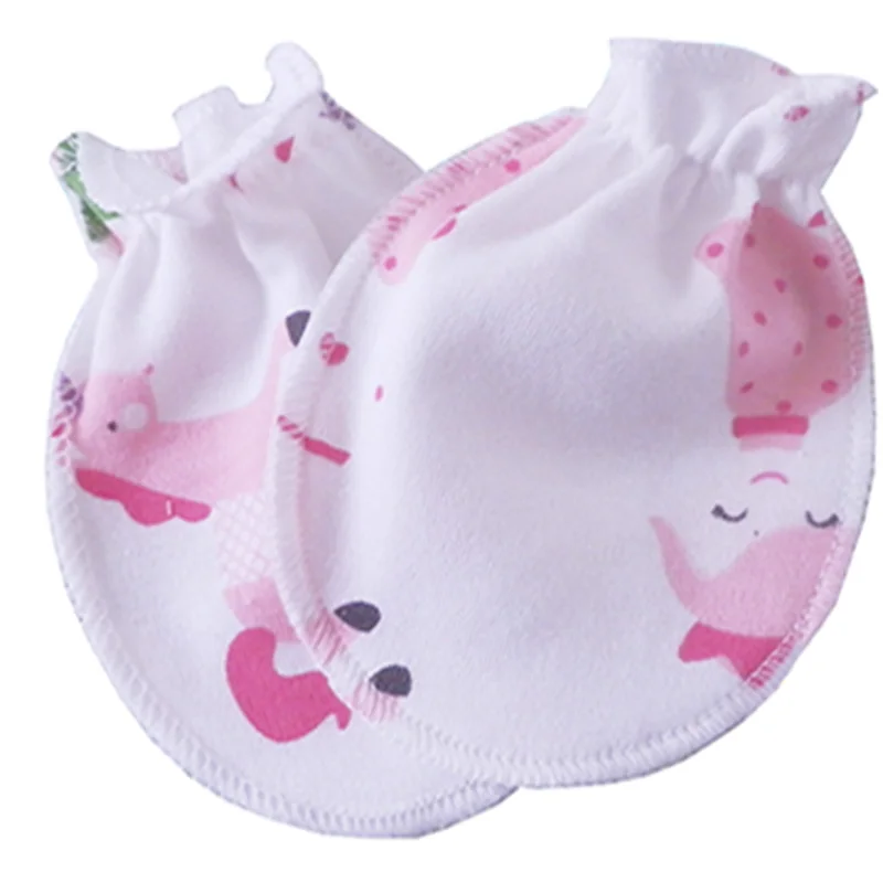 Guantes de algod&oacute;n suave para beb&eacute; reci&eacute;n nacido, antiara&ntilde;azos, manoplas, accesorios, 3 par/lote-1