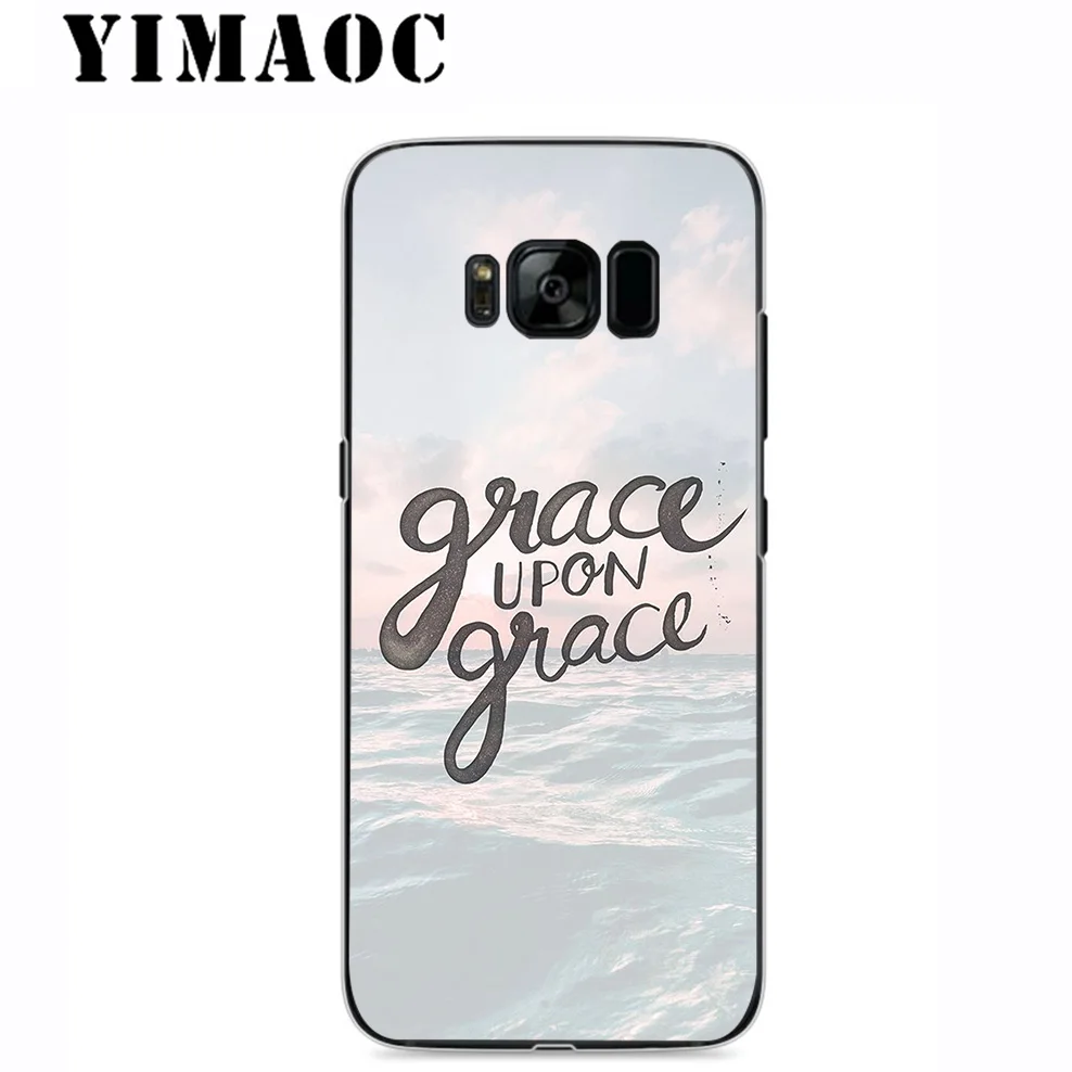 YIMAOC Bible verse Jesus Soft Silicone Case for Samsung Galaxy A5 A6 Plus A7 A8 A9 2018 J3 J5 J6 J7 2016 2017 EU Version |