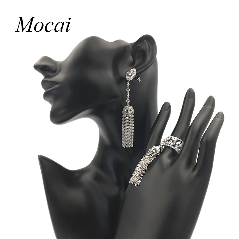 Роскошные Длинные серьги с кисточками модные украшения для вечеринок брендовые