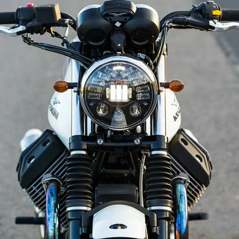 Для Harley 7 дюймов светодиодный фары от мотоцикла Harley проектор поворотник DRL