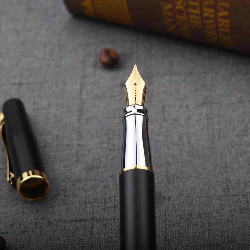 Оригинальная перьевая авторучка duke scrub 209 черная ручка pen иридиевая бесплатная