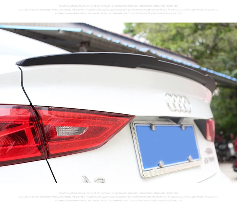 MONTFORD углеродного волокна задний спойлер на крыше хвост багажник загрузки губ