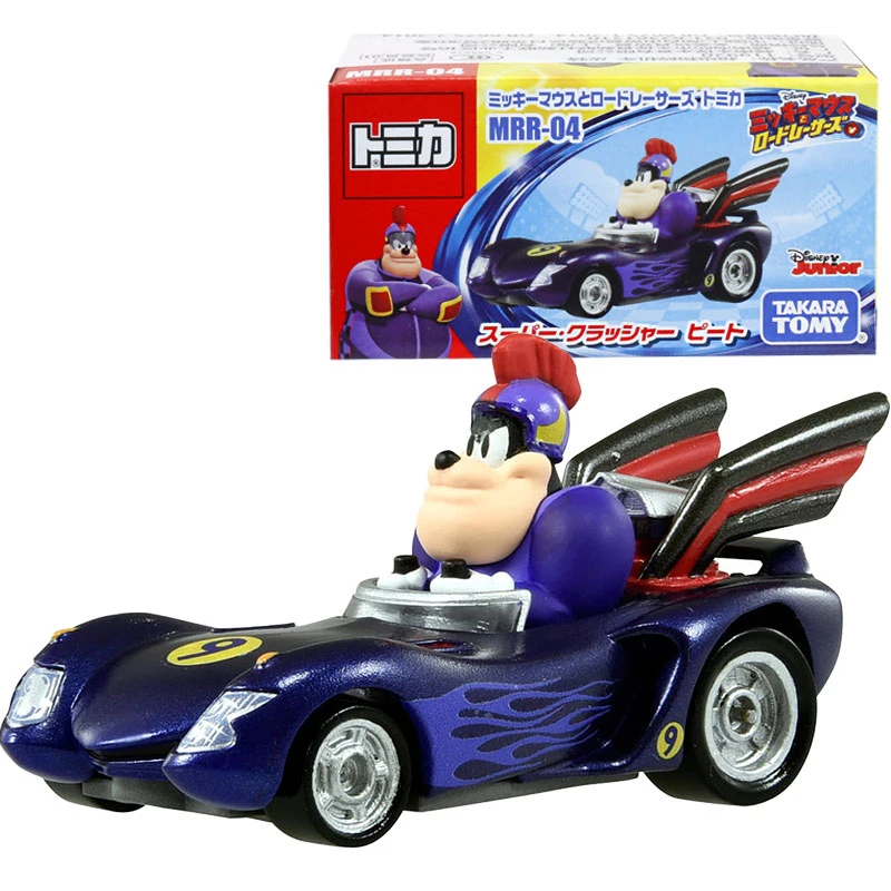 Takara Tomy Tomica Микки Мышь родстер гонщики MRR 04 супер дробилка Пит 6 см с металлическими