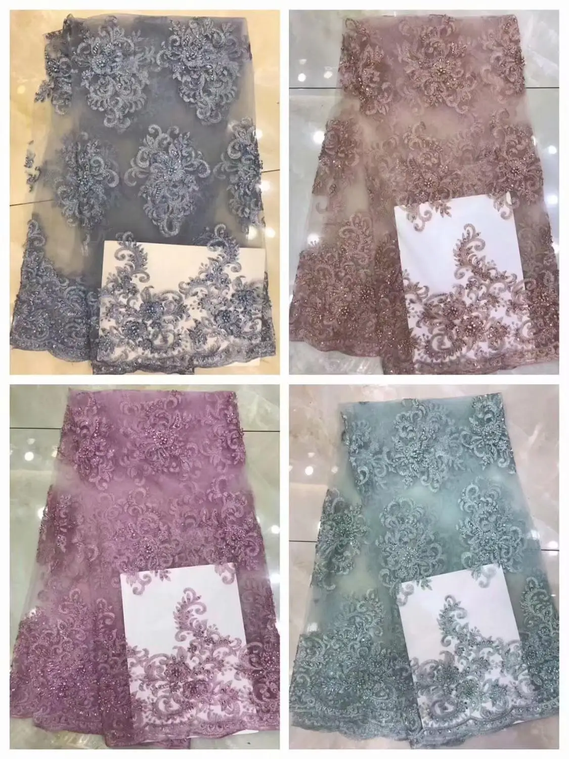 Многоцветные высокого качества дополнительно 3d блестками французский Тюль в