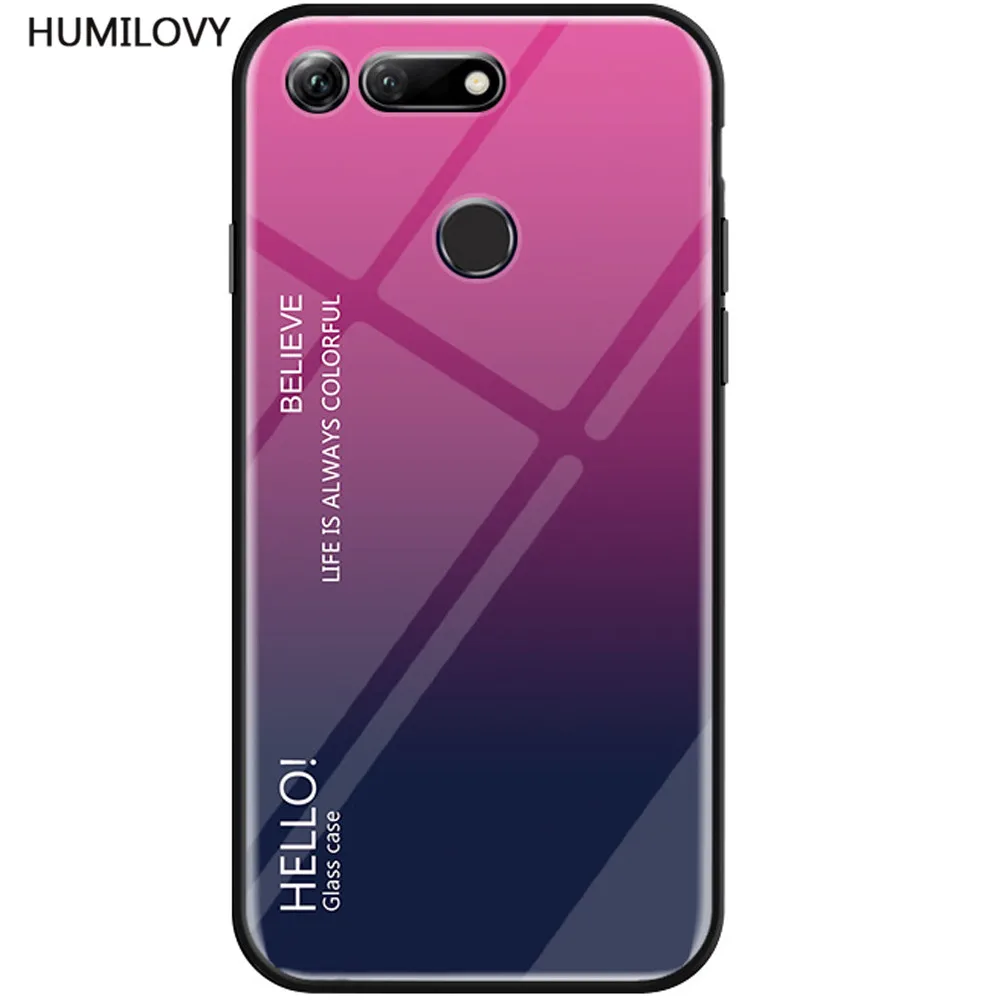 Чехол для Huawei Honor V20 View 20 роскошный противоударный жесткий Гибридный чехол из