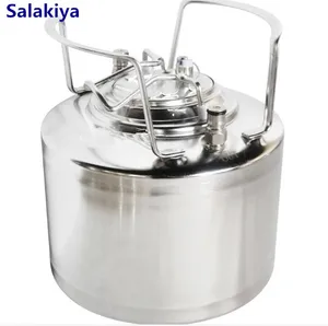 Резервуар для пива 12 л, бочонок для пива, санитарная нержавеющая сталь 304