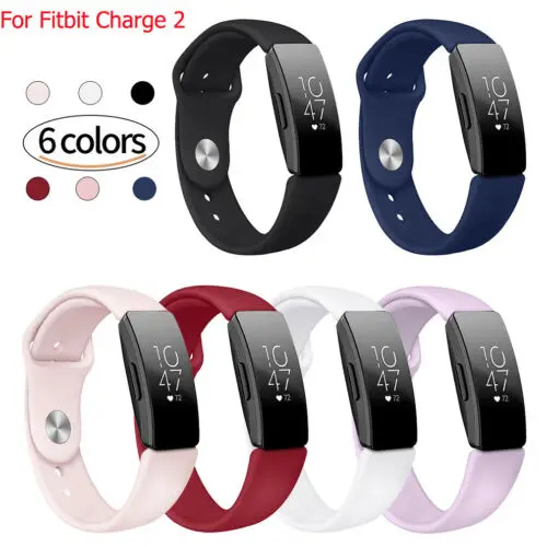 Ремешок для Fitbit Charge 2/2 HR сменный силиконовый браслет наручные часы ремешок