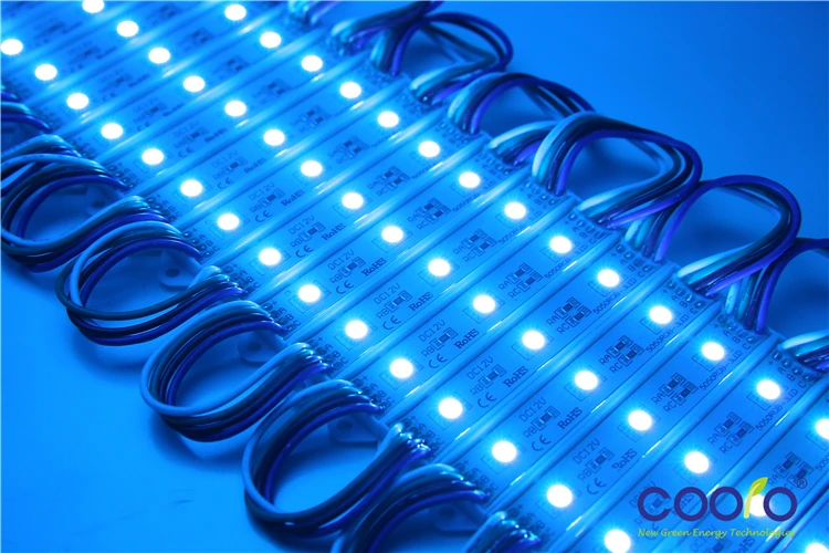 Водонепроницаемый светодиодный модуль 5050 20 шт./лот 3 светодиода 12 В|3 led module|led module