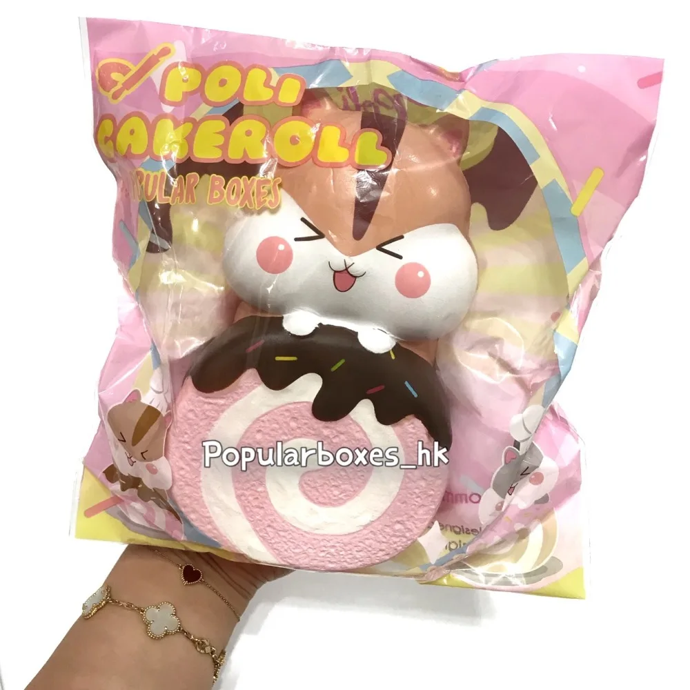 Популярные коробки хомяк поли cakeroll мягкая медленно восстанавливающая форму
