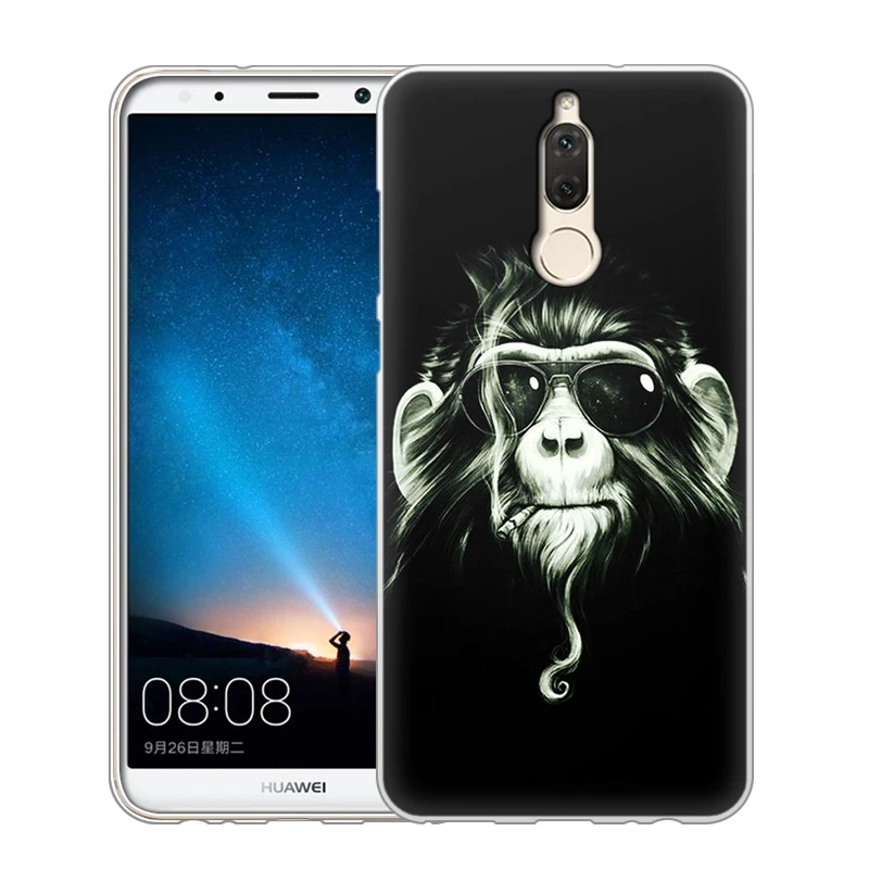 Мягкий силиконовый чехол EiiMoo для Huawei Mate 10 Lite с мультяшным принтом Mate10 5 9 дюйма |