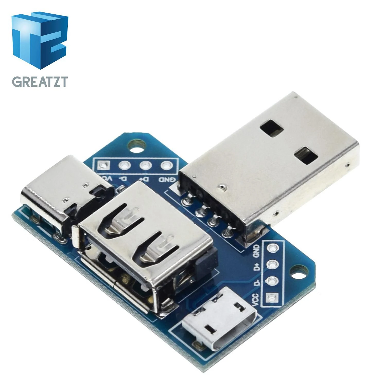 USB коммутатор Мужской Разъем к Тип c микро муфтовый стыковочный 2 54 4P передачи