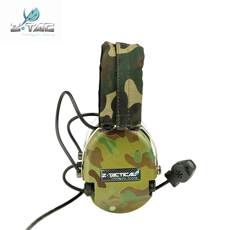 Z tac Softair Ушная гарнитура Военная Тактическая Z111 активная громкость MSA Sordin Peltor гарнитура слуховой протектор гарнитура PTT Midland Z112