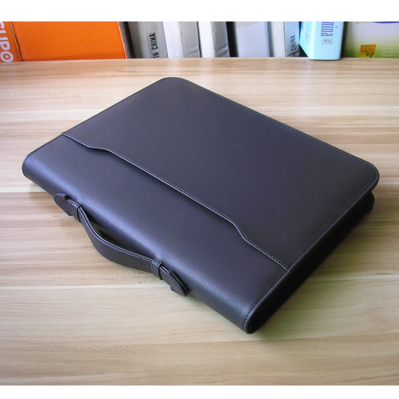 Из искусственной кожи A4 папка Портфель для документов с ручкой складная Обложка